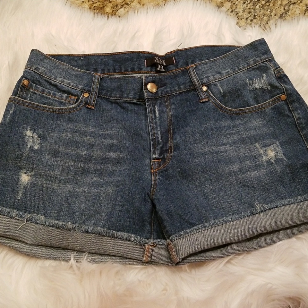 Denim shorts